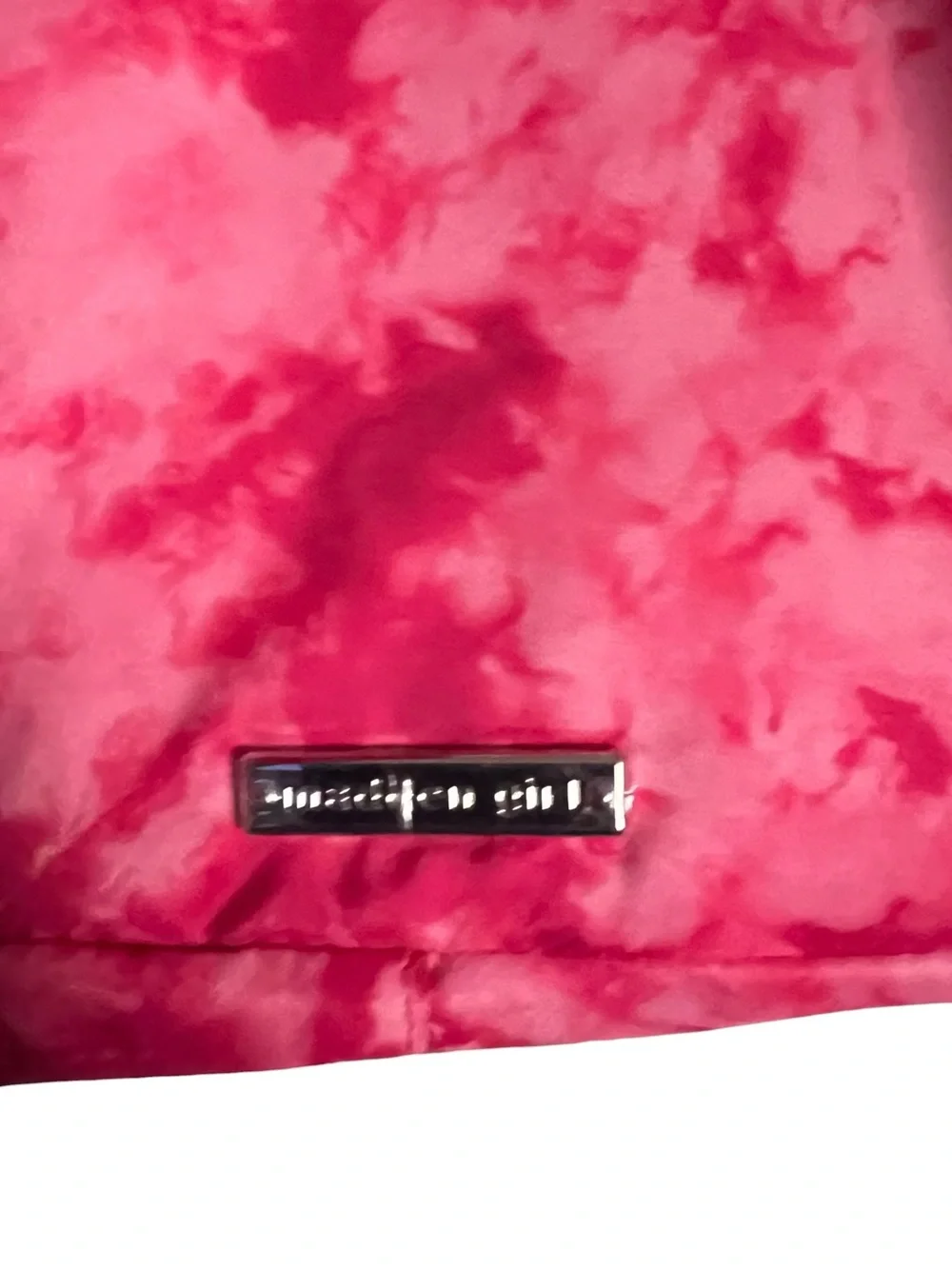 Madden Girl Pink Tie-Dye Backpack Tote 12x10”